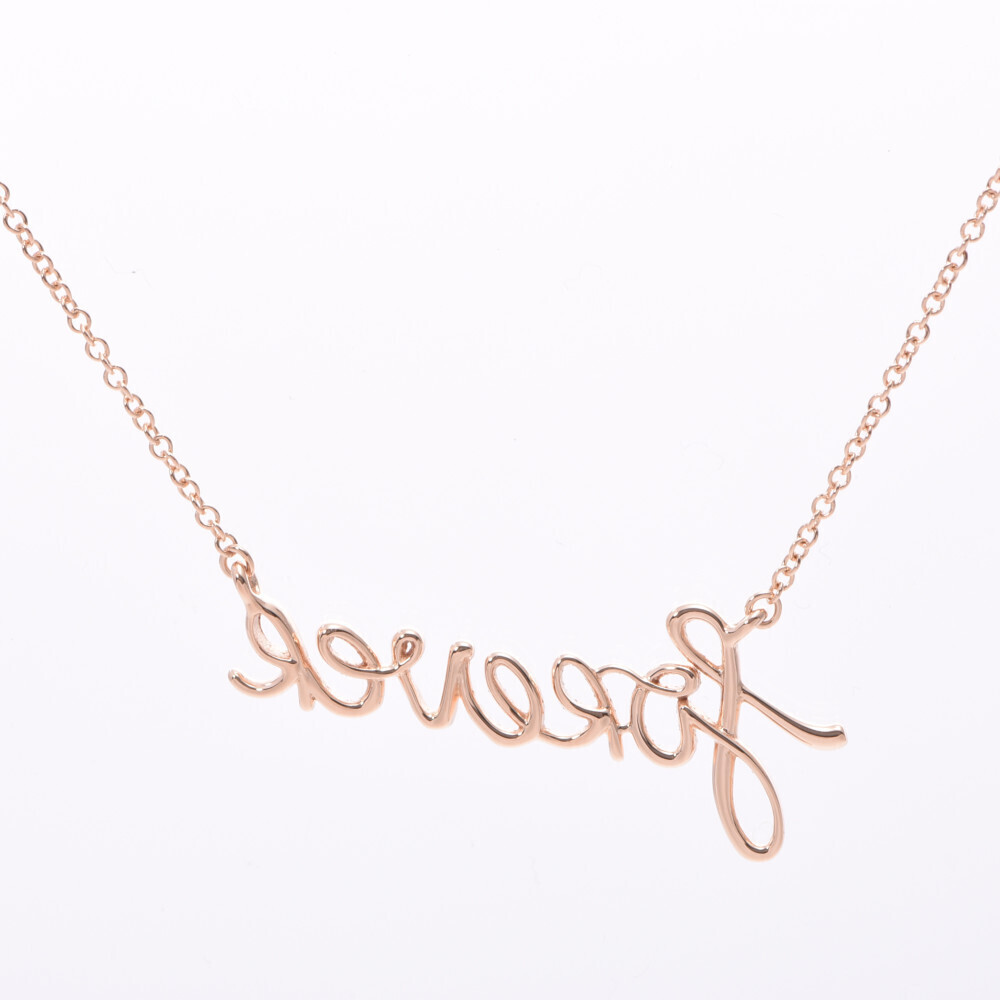TIFFANY Co Forever Gold Silver Necklace Ginzo